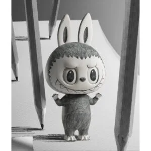 泡泡馬特_拉布布素描400%Mega Labubu