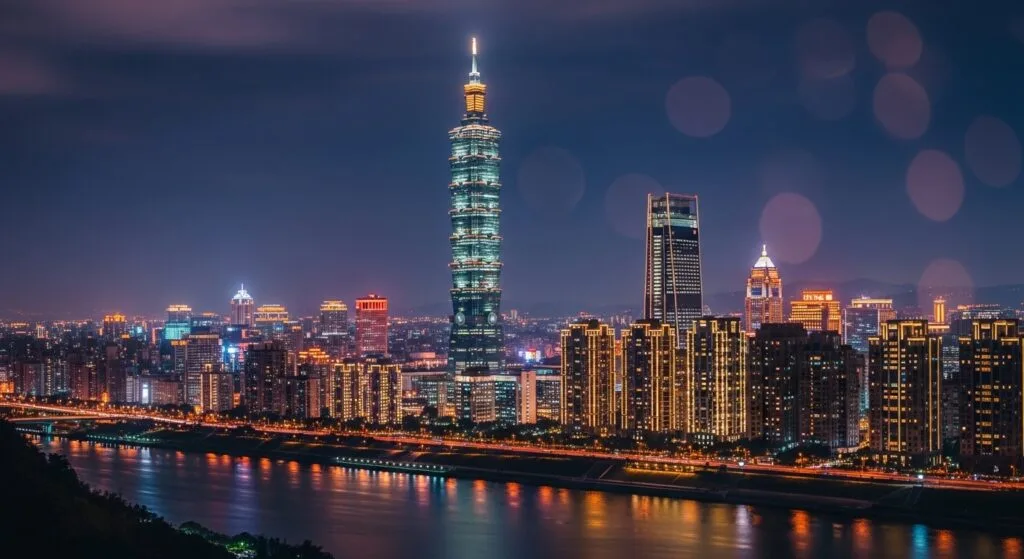 盲盒高雄門市的夜景