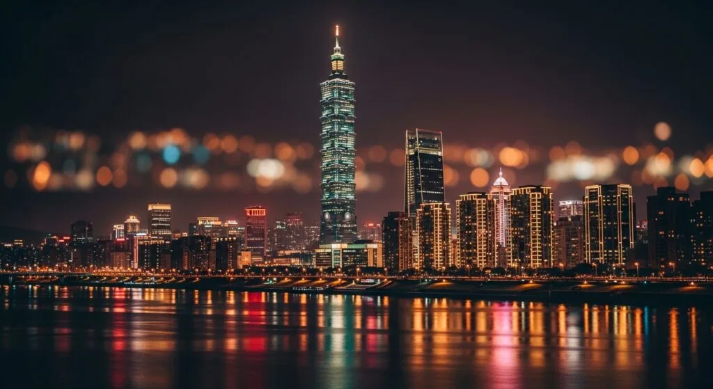 Smiski Garden 收藏故事，台北夜景