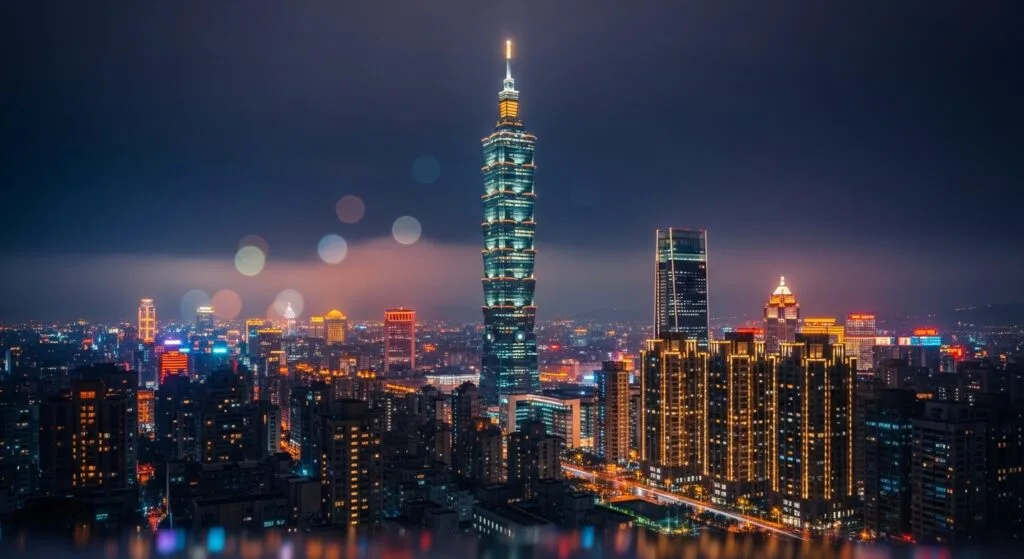 Sonny Angel Animal 系列在台北的夜景