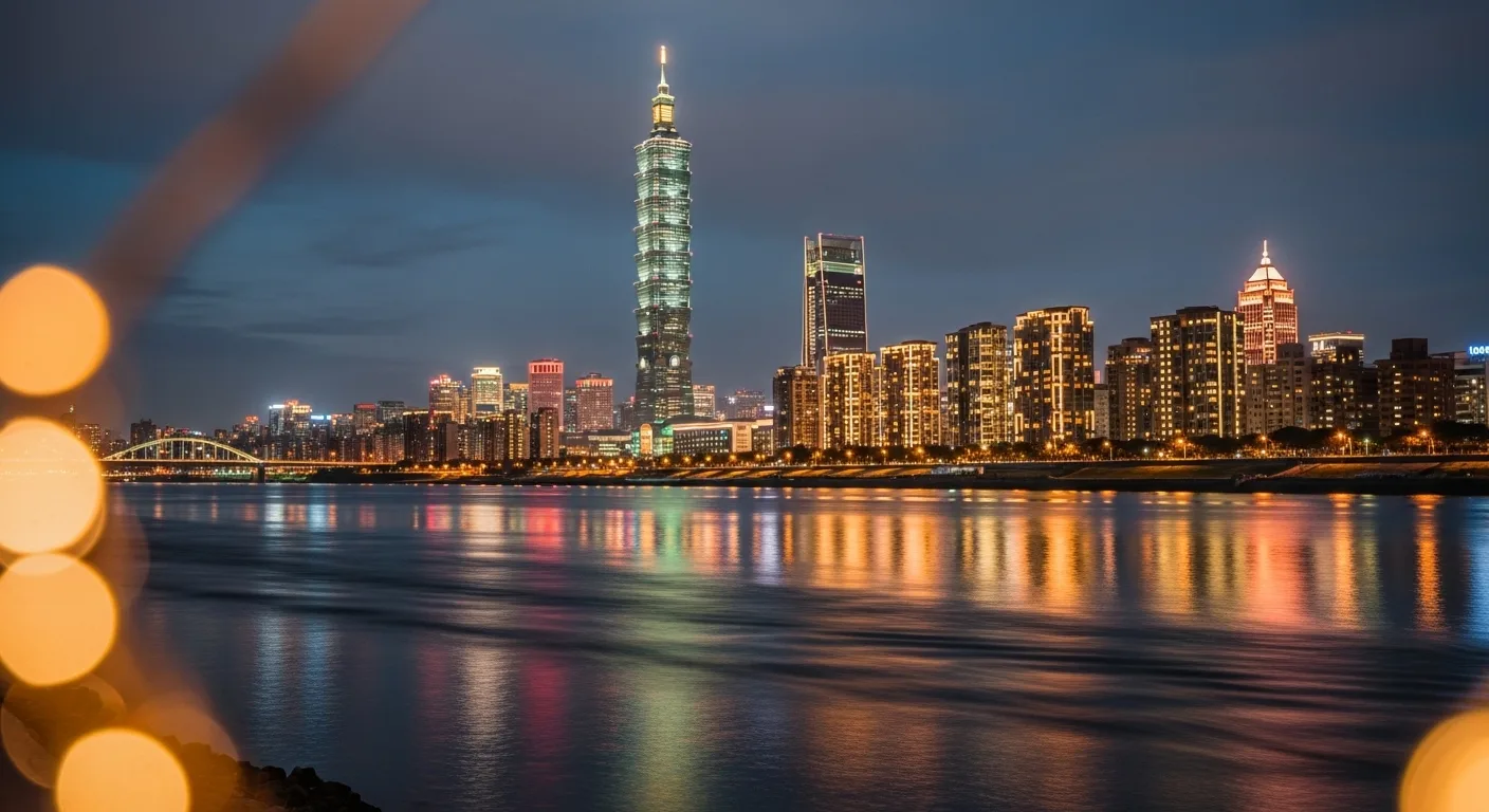 Spy Family 盲盒收藏的台北夜景