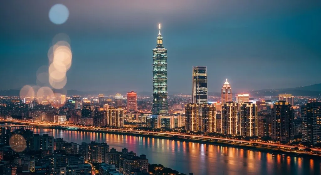 Taipei 夜景中的 Sonny Angel 設計師靈感