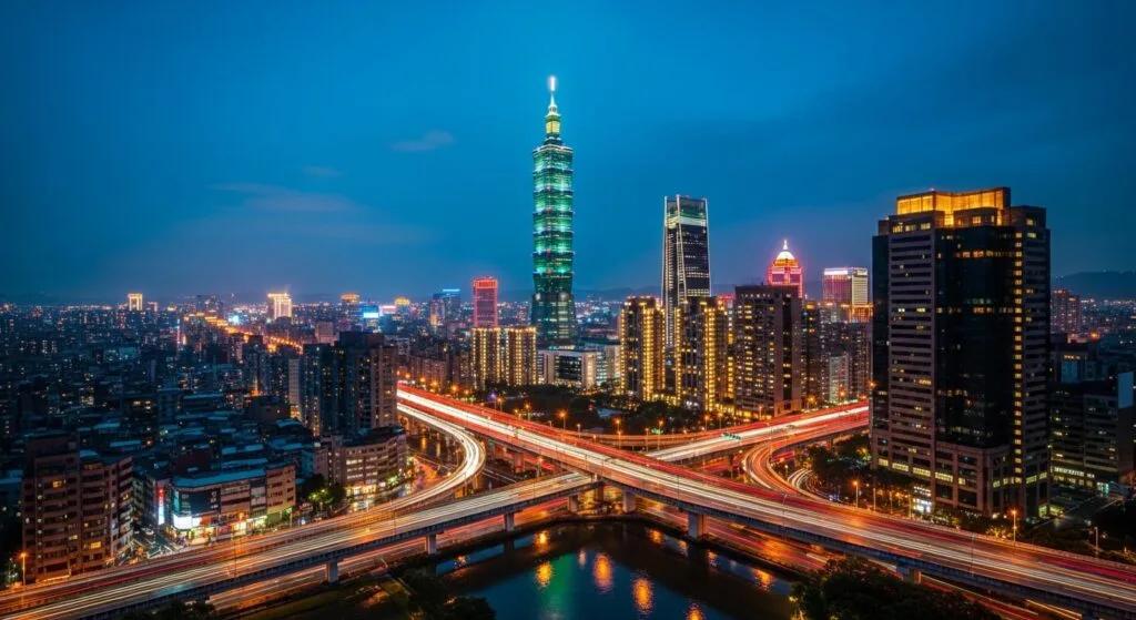 銅鑼灣盲盒的夜景