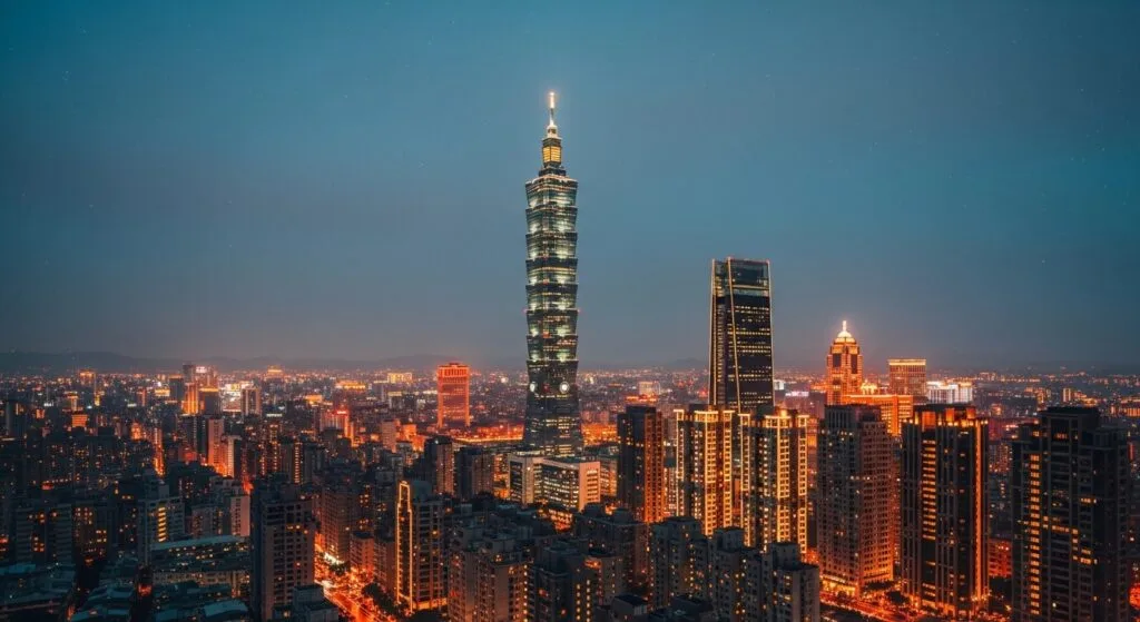 Smiski Travel 系列的夜景風格