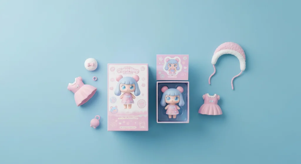 Crybaby 出走到月亮 系列盲盒開箱場景