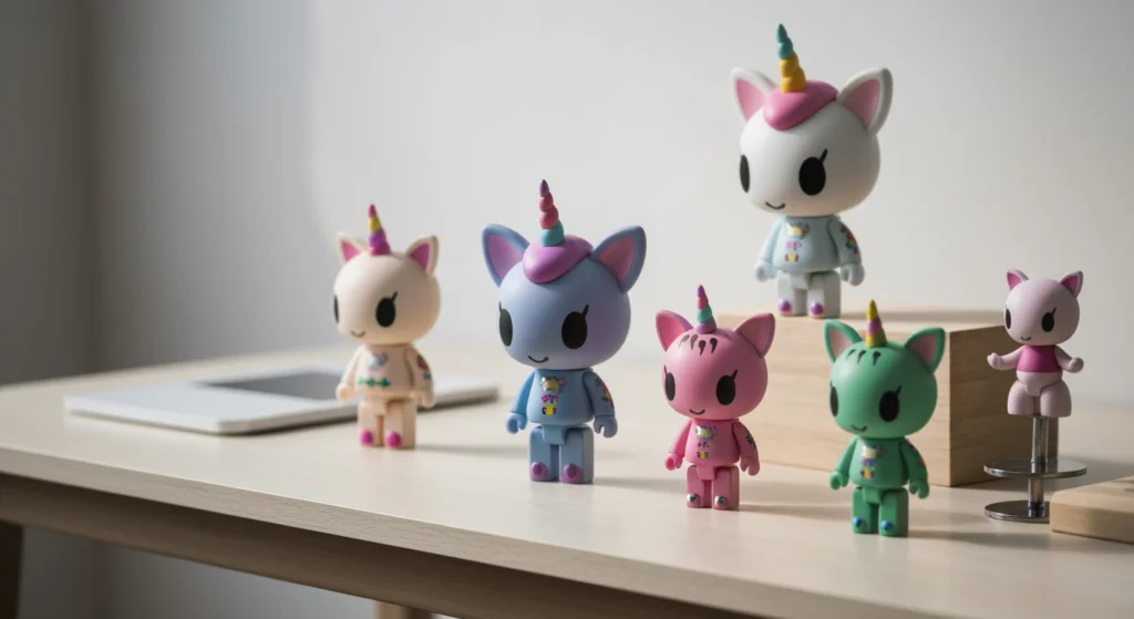Tokidoki Simone Legno 設計師玩具代表作陳列