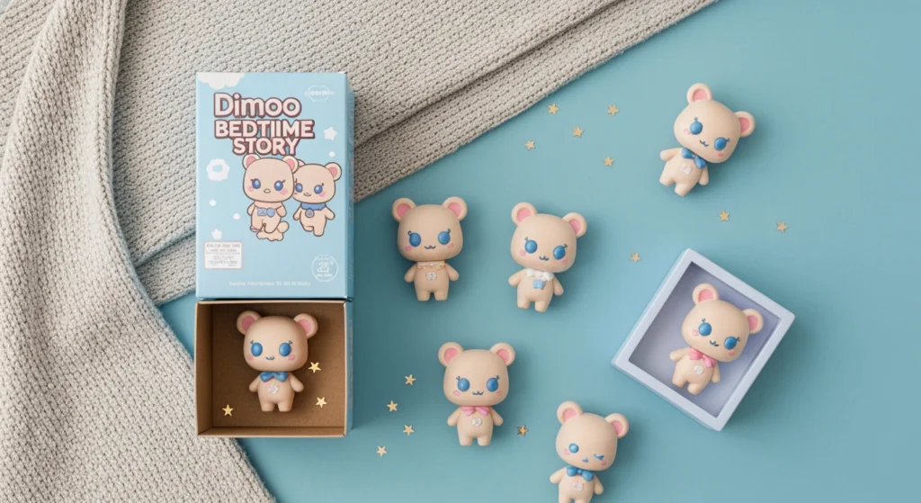Dimoo Bedtime Story 蝦皮排行熱門款式的開箱平拍圖