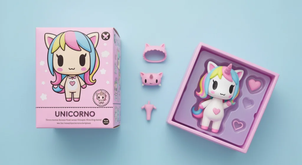 Tokidoki Unicorno 獨角獸盲盒公仔開箱平拍圖
