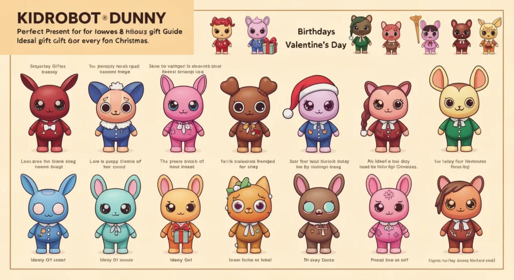 KIDROBOT Dunny 送禮指南：生日、情人節、聖誕節的貼心選擇