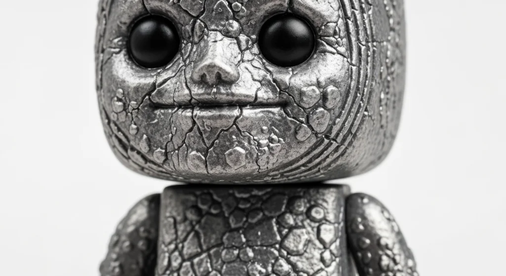 Daniel Arsham 結晶寶可夢系列公仔近照，展現其標誌性的侵蝕與結晶細節