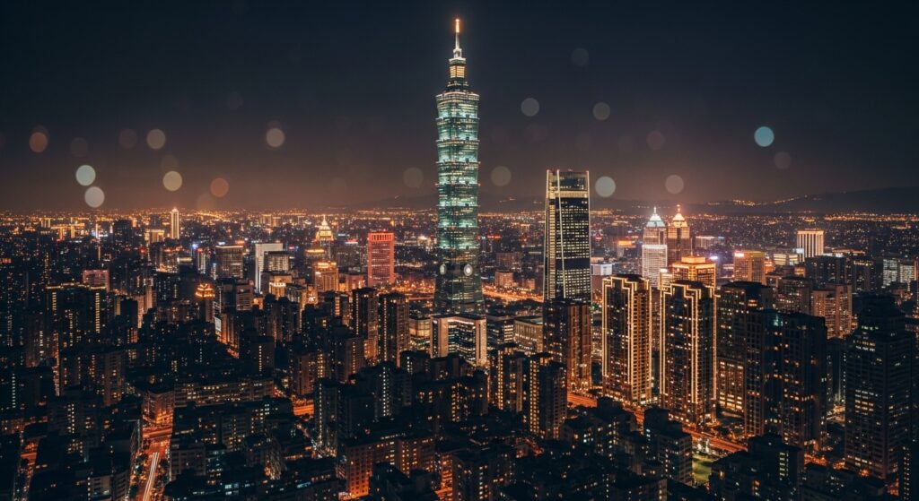 盲盒韓星收藏盤點的台北夜景