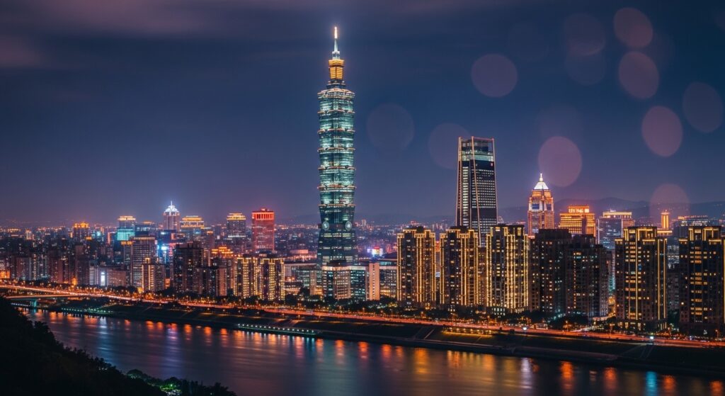 盲盒高雄門市的夜景