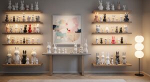 BUNNY 情人展示擺設的現代室內設計