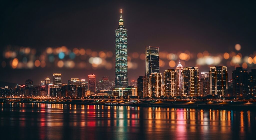 Smiski Garden 收藏故事，台北夜景