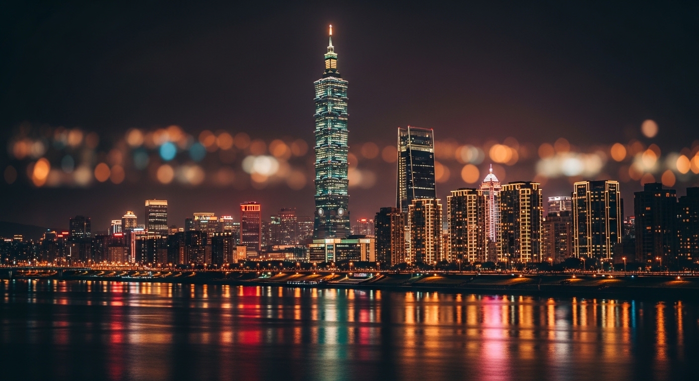 Smiski Garden 收藏故事，台北夜景