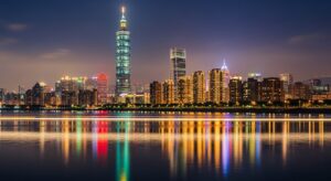 Instagrammer 盲盒展示空間的美麗夜景
