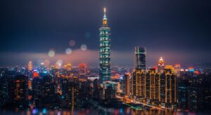 Sonny Angel Animal 系列在台北的夜景