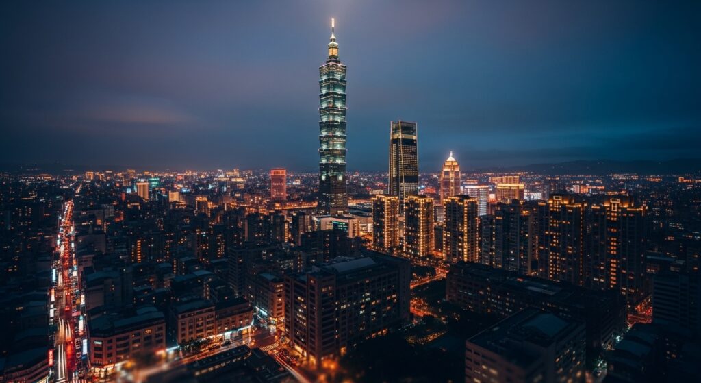 BUNNY 奶油兔 在台北夜景中的優雅展示