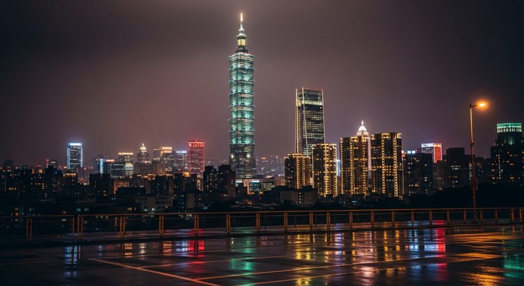 盲盒桌布下載，展現台北美景
