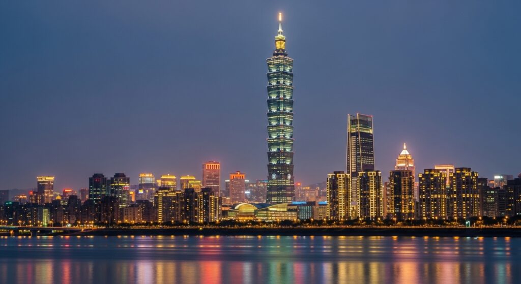 盲盒產業夜景，設計師的工作環境