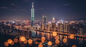 盲盒博物館展覽分享的城市夜景