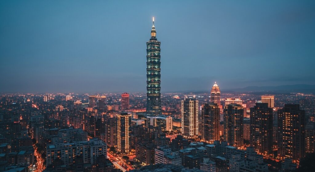 潮玩T-Shirt 聯名的台北夜景