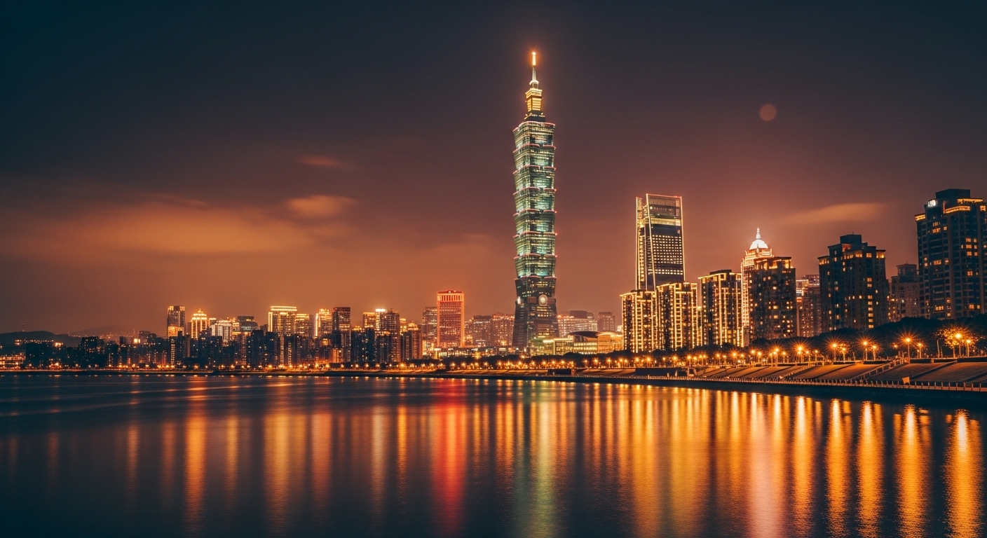 上班族盲盒收藏的城市夜景