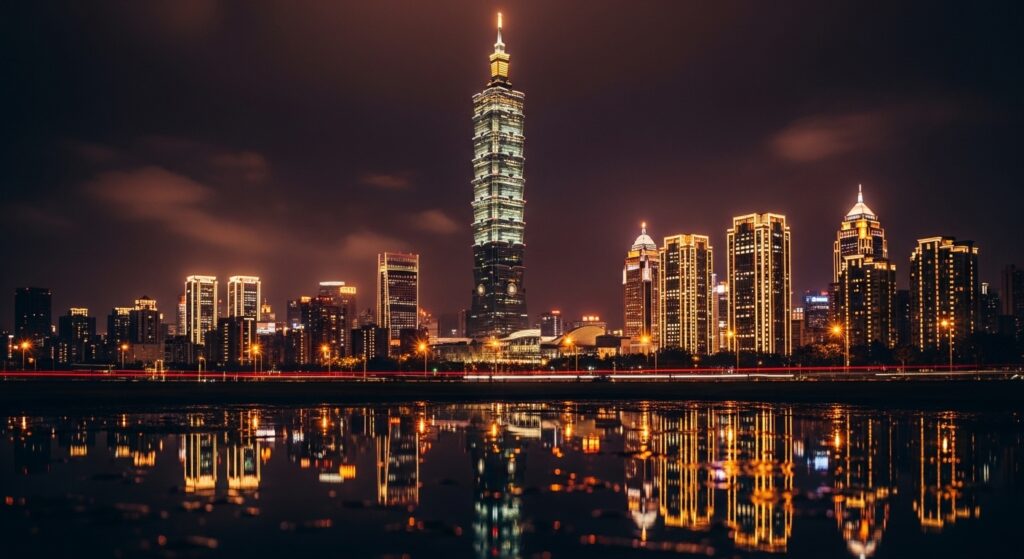 盲盒華山活動的台北夜景