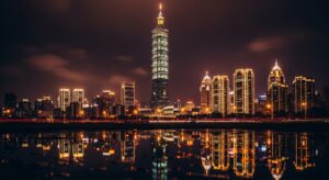 盲盒華山活動的台北夜景