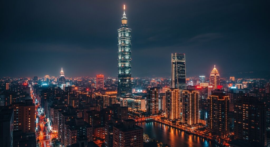 Sonny Angel Summer 系列的美麗台北夜景