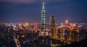 盲盒歷史的探索，台北夜景