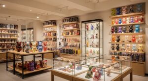 PUCKY Forest 系列的設計師玩具展示