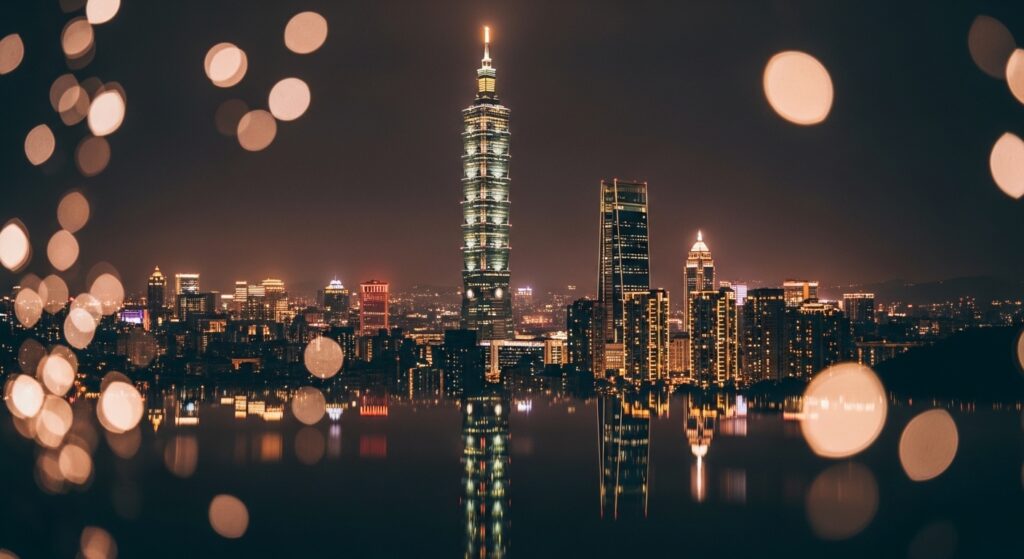 SKULLPANDA Ancient 相關的台北夜景