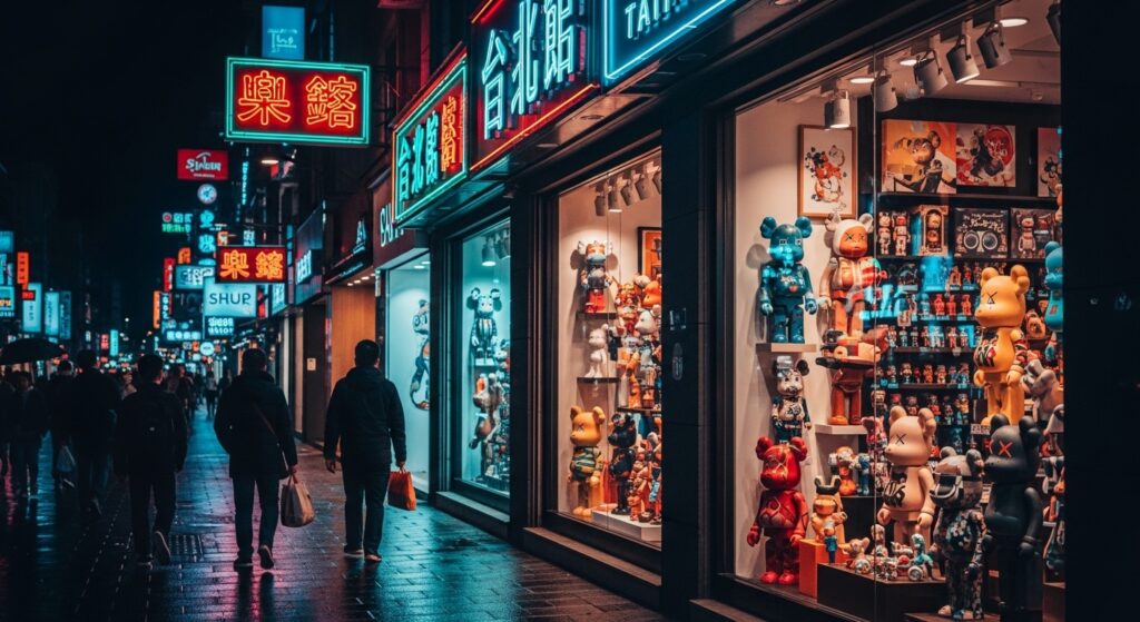 盲盒男女比例分析的台北街景