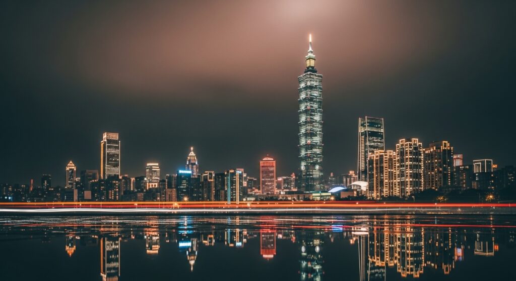 POP MART DIMOO 系列的夜景圖