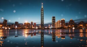 Hirono 默劇 在台北的夜景