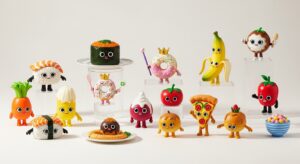 星星人第四代美味時刻系列玩具展示