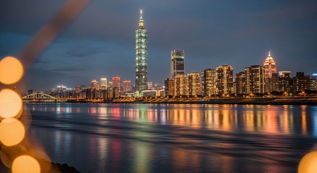 Spy Family 盲盒收藏的台北夜景
