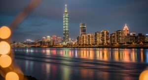 Spy Family 盲盒收藏的台北夜景