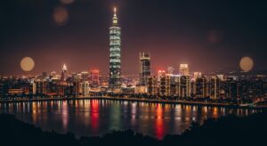 OL 盲盒收藏的夜景