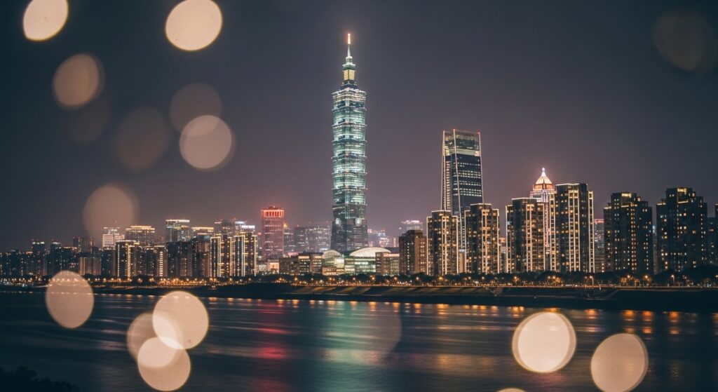 PUCKY Costume 系列的夜景展翅