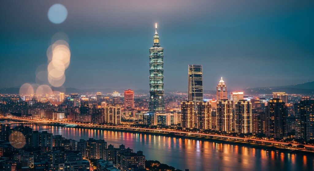 Taipei 夜景中的 Sonny Angel 設計師靈感