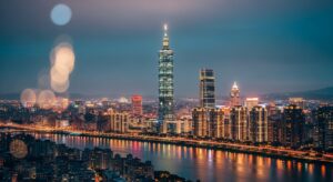 Taipei 夜景中的 Sonny Angel 設計師靈感