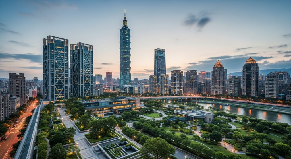 盲盒外拍在台北市的美景