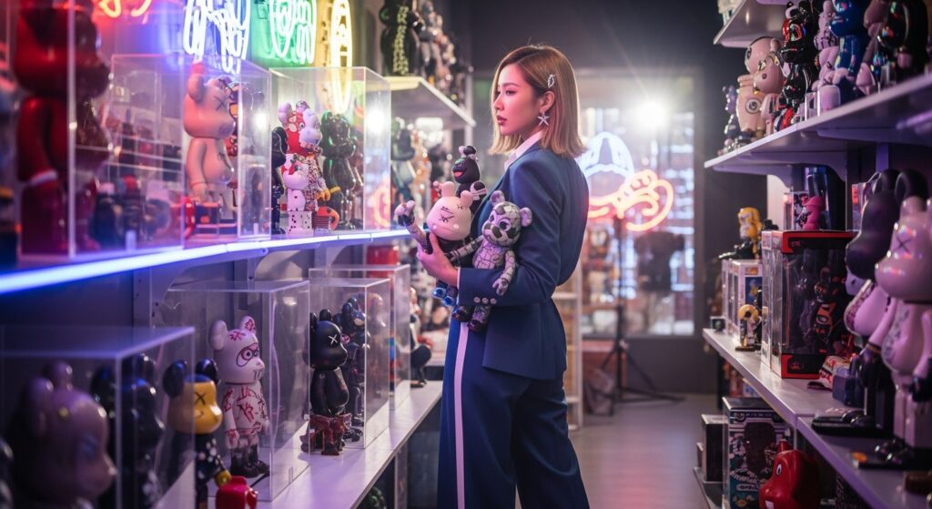 Demon Slayer 公仔在台北設計師玩具選物店展示