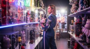 Demon Slayer 公仔在台北設計師玩具選物店展示