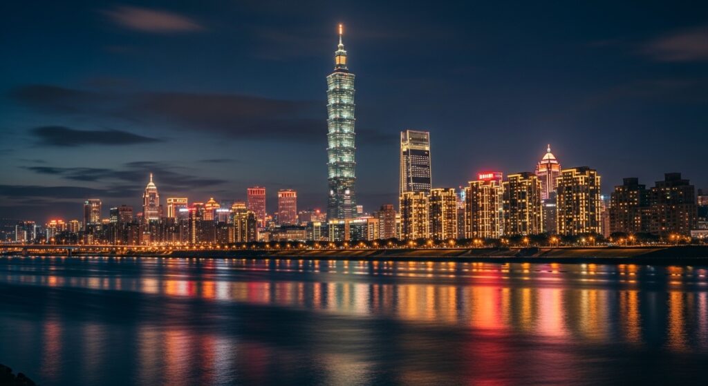 PUCKY Mythology 聯名款的台北夜景