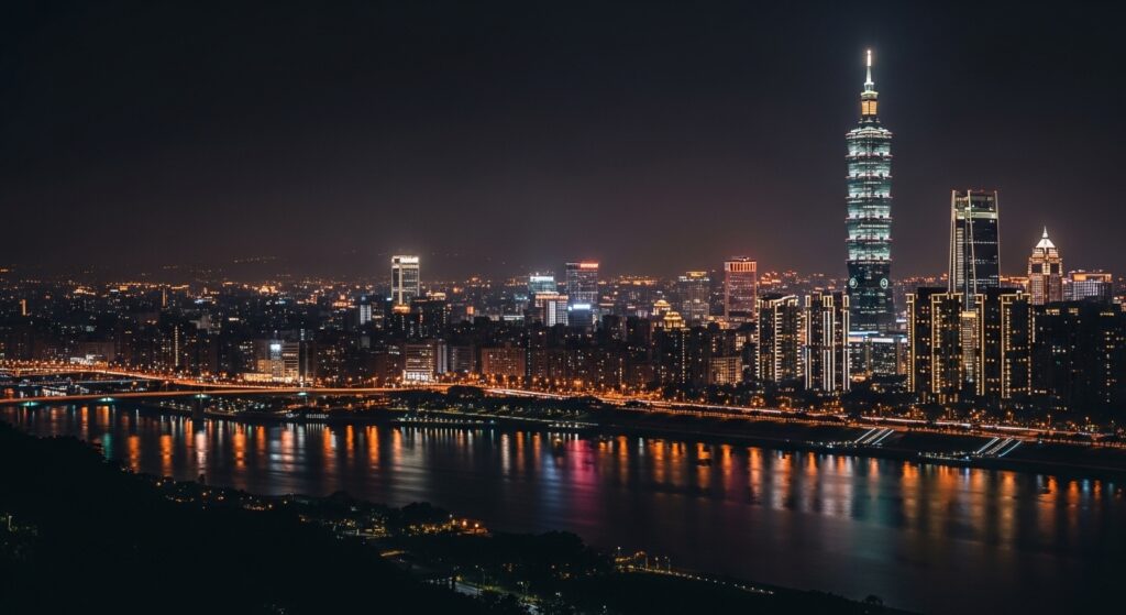 Travis Scott 聯名作品的美麗夜景