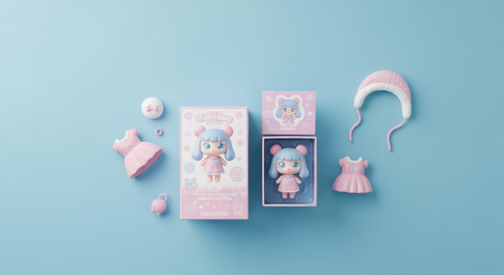 Crybaby 出走到月亮 系列盲盒開箱場景