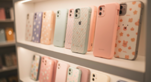 潮玩手機殼展示